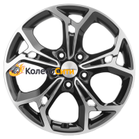 Khomen Wheels KHW1702 (Changan/Geely/Lexus/Toyota) 7x17/5x114,3 ET45 D60,1  Black-FP