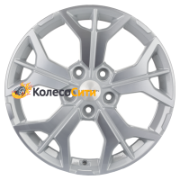 Khomen Wheels KHW1715 (Changan/Geely/Lexus/Toyota) 7x17/5x114,3 ET45 D60,1  F-Silver-FP